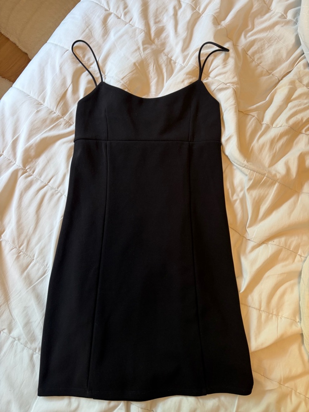 Garage Black Mini  Dress with Spaghetti Straps